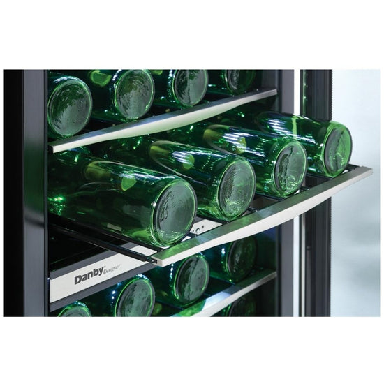 Danby 38-Bottle Dual-Zone Wine Cooler, Stainless Steel - DWC040A3BSSDD-RF