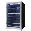 Danby 38-Bottle Dual-Zone Wine Cooler, Stainless Steel - DWC040A3BSSDD-RF
