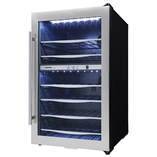 Danby 38-Bottle Dual-Zone Wine Cooler, Stainless Steel - DWC040A3BSSDD-RF