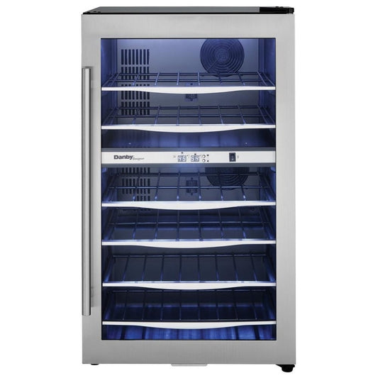 Danby 38-Bottle Dual-Zone Wine Cooler, Stainless Steel - DWC040A3BSSDD-RF