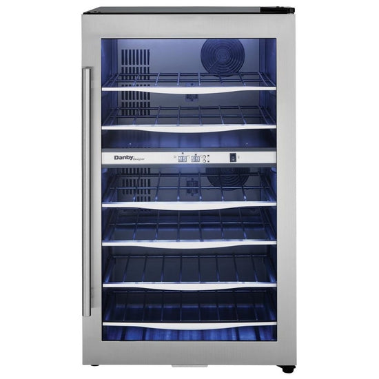 Danby 38-Bottle Dual-Zone Wine Cooler, Stainless Steel - DWC040A3BSSDD-RF