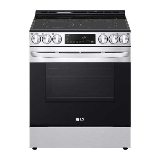 LG 30 Inch Slide-In Electric Range with 6.3 cu. ft. Capacity, Stainless Steel - LSEL633CF