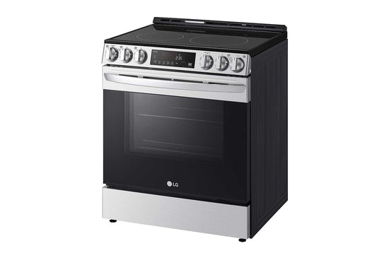 LG 30 Inch Slide-In Electric Range with 6.3 cu. ft. Capacity, Stainless Steel - LSEL633CF