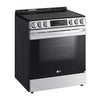 LG 30 Inch Slide-In Electric Range with 6.3 cu. ft. Capacity, Stainless Steel - LSEL633CF