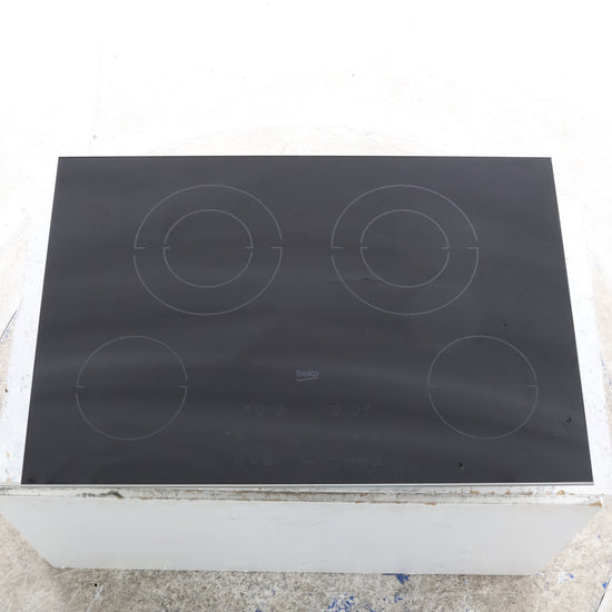 BEKO 30 Inch Built-In Electric Cooktop with 4 Burners and Touch Control - ECTM30102