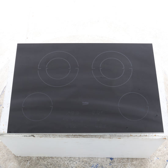 BEKO 30 Inch Built-In Electric Cooktop with 4 Burners and Touch Control - ECTM30102