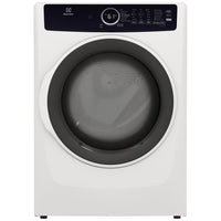 Electrolux 8.0 Cu. Ft. Front Load Electric Dryer with Perfect Steam, White - ELFE743CAW