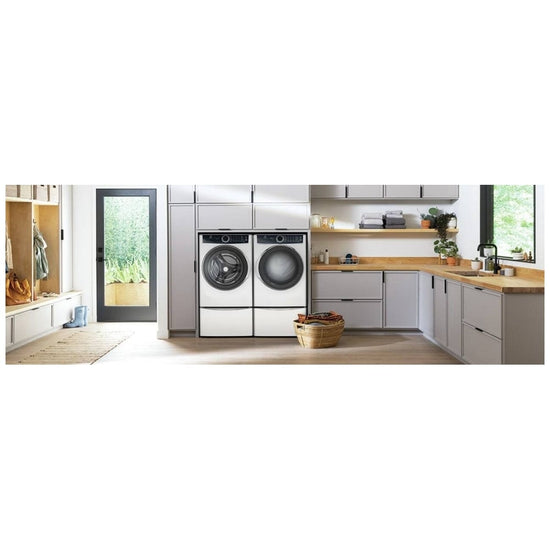 Electrolux 8.0 Cu. Ft. Electric Steam Dryer, White - ELFE753CAW