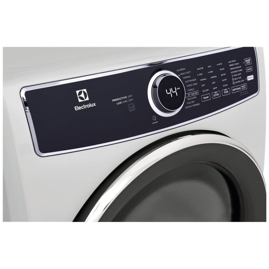 Electrolux 8.0 Cu. Ft. Electric Steam Dryer, White - ELFE753CAW