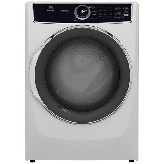 Electrolux 8.0 Cu. Ft. Electric Steam Dryer, White - ELFE753CAW