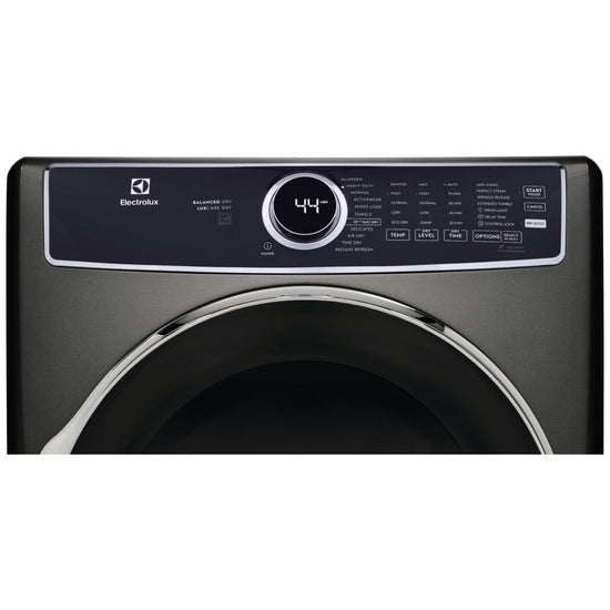 Electrolux 27 Inch Electric Steam Dryer, 8.0 cu. ft., Grey - ELFE763CAT