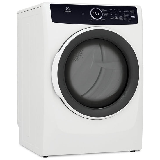 Electrolux 8 Cu. Ft. Gas Dryer with Steam, White - ELFG7437AW