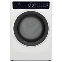 Electrolux 8 Cu. Ft. Gas Dryer with Steam, White - ELFG7437AW
