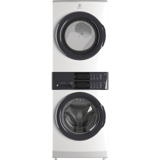 Electrolux Laundry Tower Front Load Washer 5.1 cu. ft. and Electric Dryer 8 cu. ft. - ELTE730CAW