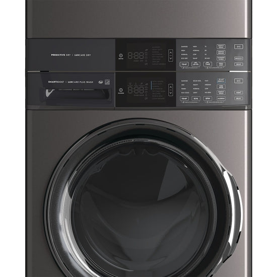 Electrolux Front Load Electric Laundry Tower with SmartBoost, Titanium - ELTE760CAT