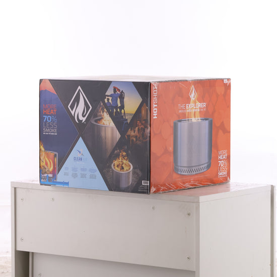 HotShot Explorer Portable Low Smoke 19.5 in. Fire Pit-EXPLORER