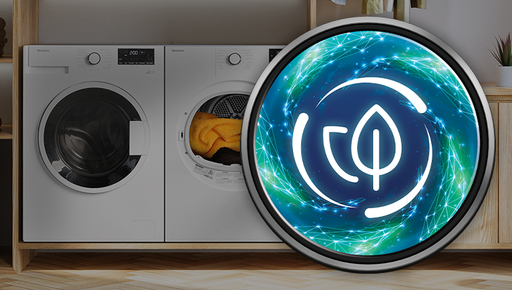Blomberg Compact Laundry Bundle 1.9 cu ft Washer + 3.7 cu ft Electric Dryer - WM72200W/DV17600W2