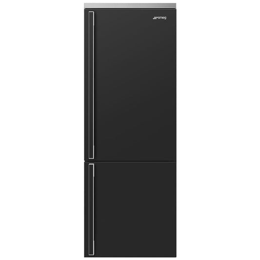 Smeg 28 Inch Bottom Mount Refrigerator, Anthracite - FA490URAN