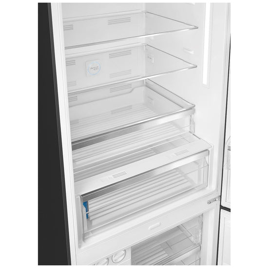 Smeg 28 Inch Bottom Mount Refrigerator, Anthracite - FA490URAN