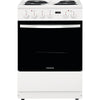 Frigidaire 24 Inch Slide-In Compact Electric Range with Convection Oven, White - FCFC241CAW