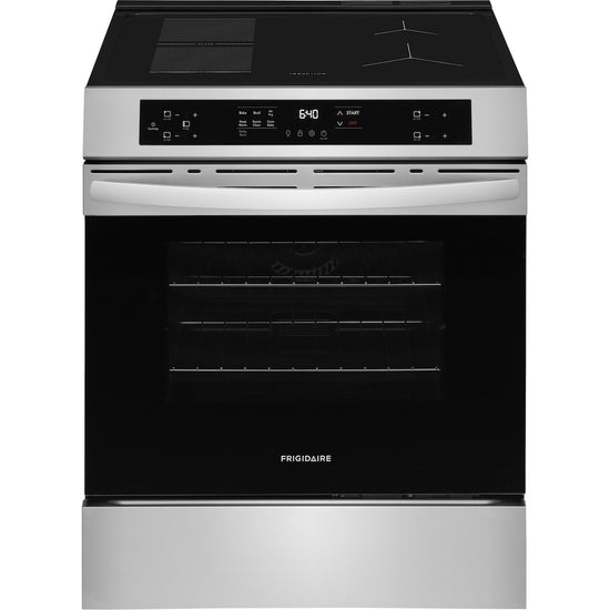 Frigidaire 30 Inch Front Control Induction Range with Air Fry - FCFI308CBS