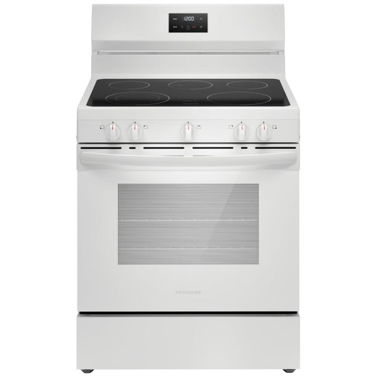 Frigidaire 30 Inch Free-Standing Electric Range, White - FCRE305CBW