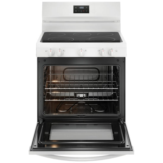 Frigidaire 30 Inch Free-Standing Electric Range, White - FCRE305CBW