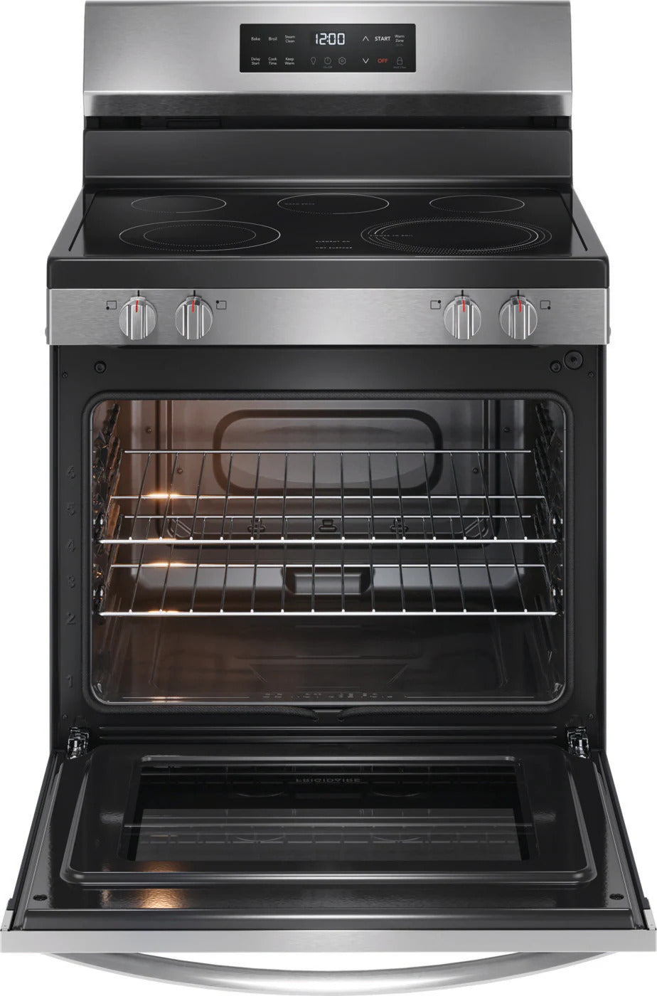 FRIGIDAIRE 30 IN 5.3 CU FT. ELECTRIC FREESTANDING RANGE WITH EVENTEMP COOKTOP - FCRE306CAS