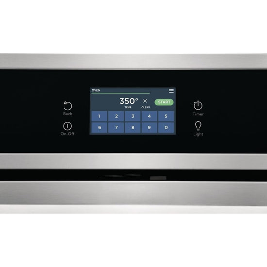 Frigidaire 30 Inch Single Electric Wall Oven with Convection, Stainless Steel - FCWS3027AS