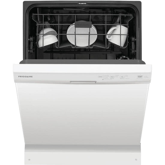 Frigidaire 24 in Front Control Built-In Tall Tub Dishwasher, White - FDPC4314AW