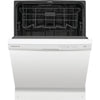 Frigidaire 24 in Front Control Built-In Tall Tub Dishwasher, White - FDPC4314AW