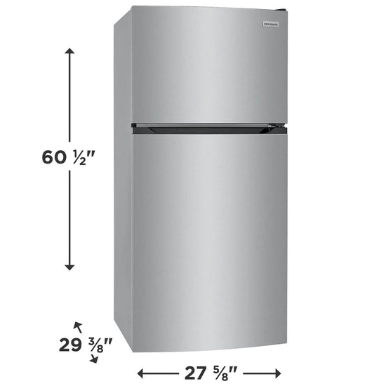 Frigidaire 14 cu. ft. Top Freezer Refrigerator, Stainless Look - FFHT1425VV