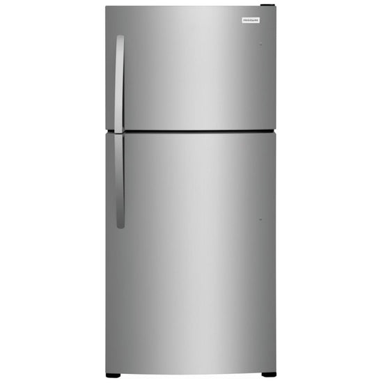 Frigidaire 30 Inch Top Freezer Refrigerator, 20 cu. ft., Stainless Steel - FFHT2022AS