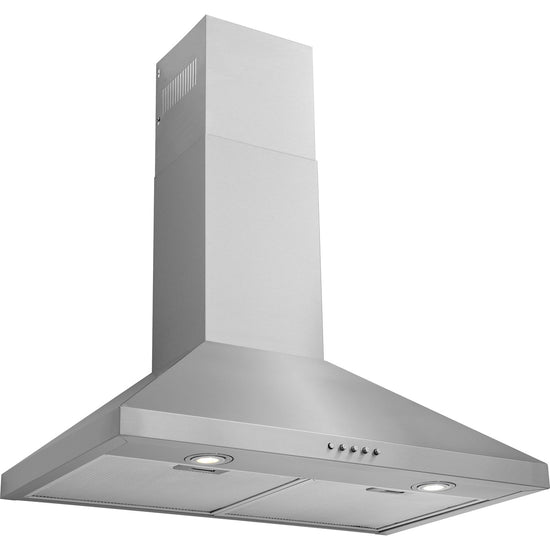 Frigidaire 30 Inch Convertible 350 CFM Wall-Mounted Range Hood, Stainless Steel - FHWC3075LS