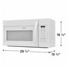 Frigidaire 1.8 Cu. Ft. Over-The-Range Microwave - FMOS1846BW