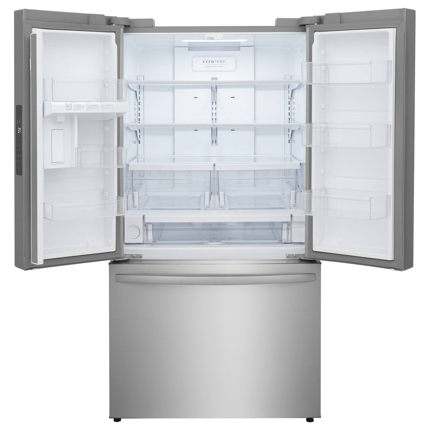 FRIGIDAIRE 36 IN 28.8 CU. FT. STAINLESS STEEL FRENCH DOOR REFRIGERATOR WITH INTERNAL WATER DISPENSER - FRFN2813AF