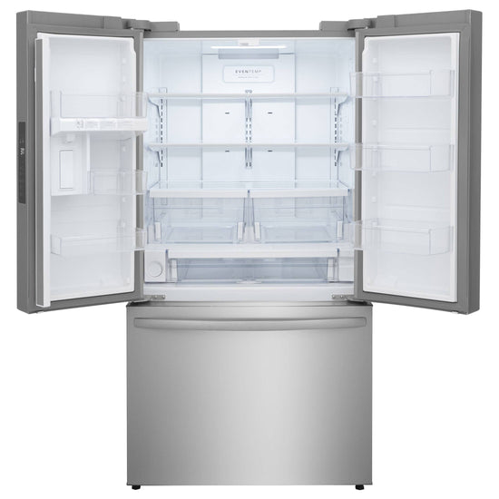 Frigidaire 36 Inch French Door Refrigerator with Internal Water Dispenser, Smudge-Proof Stainless Steel - FRFN2813AF