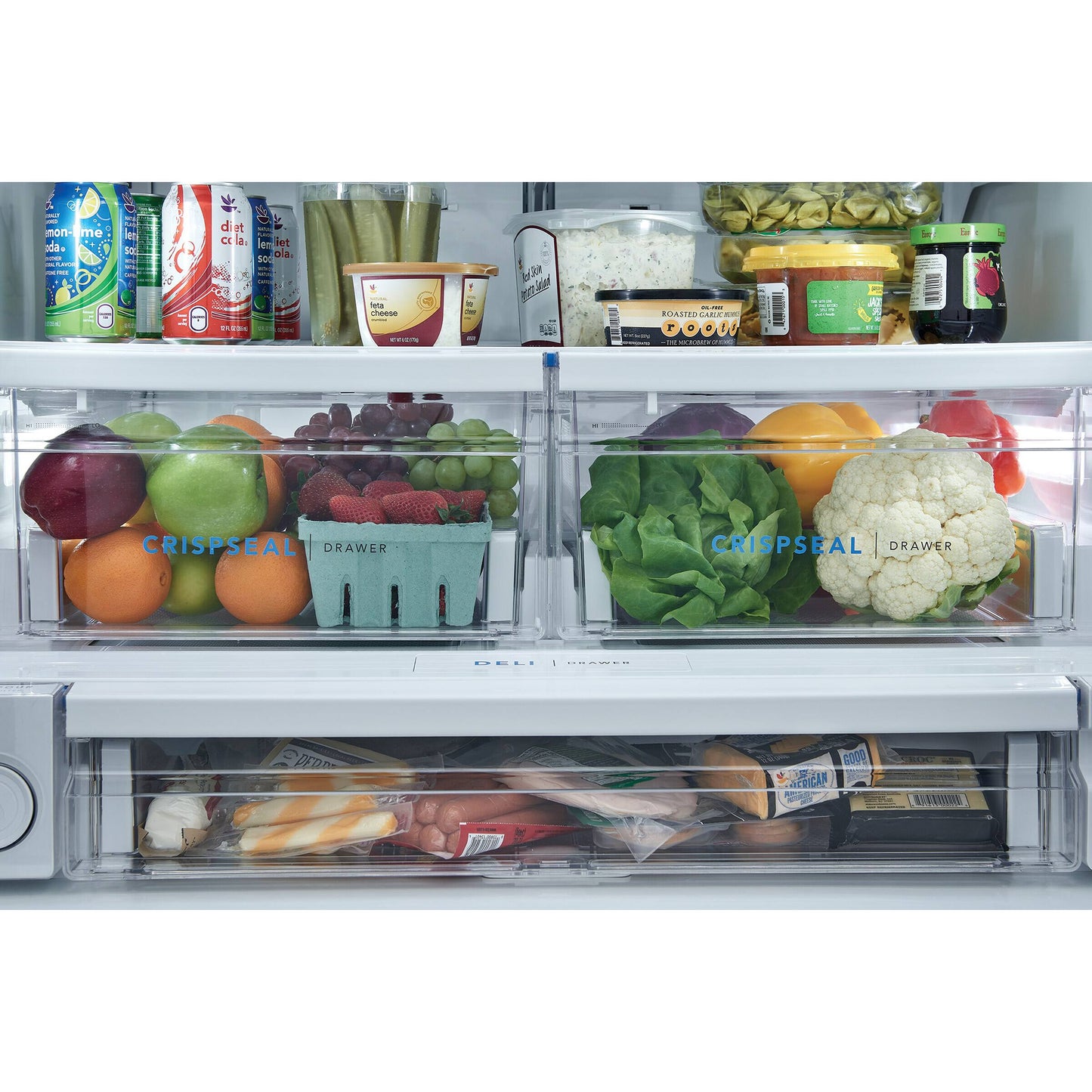 FRIGIDAIRE 36 IN. 27.8 CU.FT. BLACK STAINLESS STEEL FRENCH DOOR REFRIGERATOR WITH ICE AND WATER DISP - FRFS2823AD