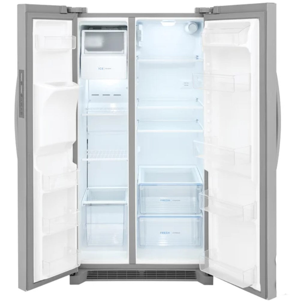 FRIGIDAIRE 36 IN 25.6 CU FT. STAINLESS STEEL SIDE-BY-SIDE REFRIGERATOR - FRSS26L3AF