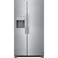 Frigidaire 36 Inch Side-by-Side Refrigerator with 25.6 Cu. Ft. Capacity, Stainless Steel - FRSS26L3AF