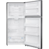 Frigidaire 29.5 Inch Top Freezer Refrigerator, 18.17 cu. ft., Stainless Steel Look - FRTE1835AV
