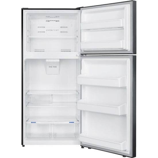 Frigidaire 29.5 Inch Top Freezer Refrigerator, 18.17 cu. ft., Stainless Steel Look - FRTE1835AV