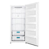 Hisense 21.2 cu ft Convertible Upright Fridge or Freezer, White - FV21C7HWE
