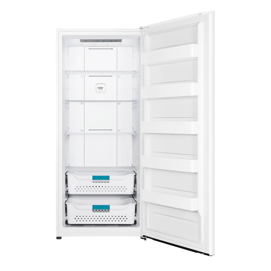 Hisense 21.2 cu ft Convertible Upright Fridge or Freezer, White - FV21C7HWE