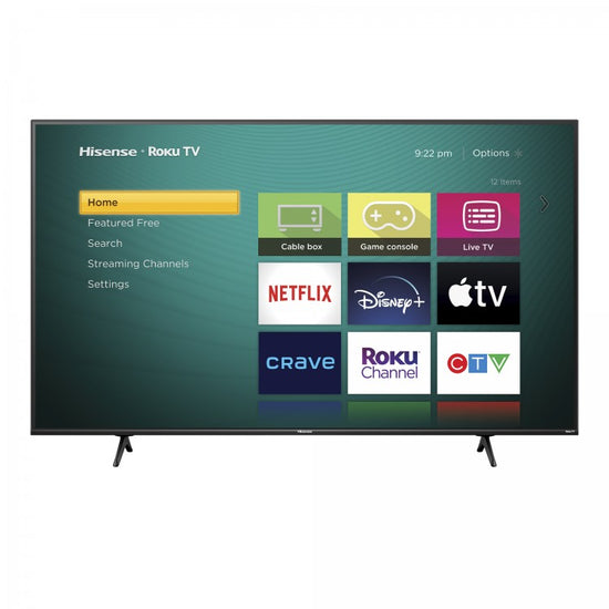 Hisense 55 Inch U6KR 4K ULED Roku TV with Quantum Dot Technology - 55U6KR