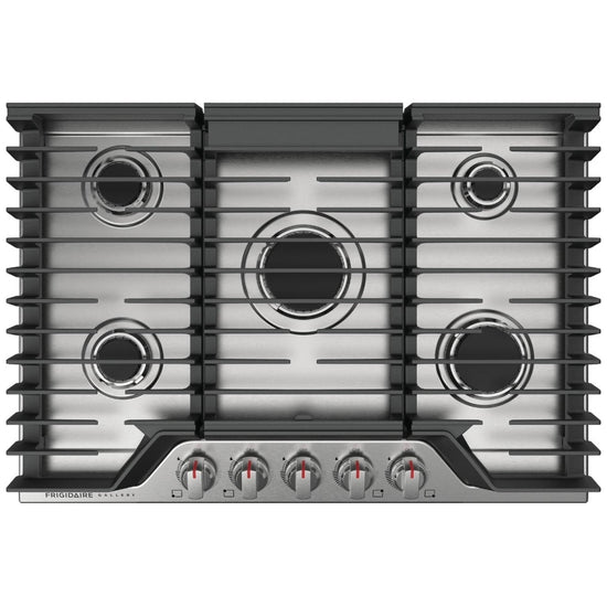 Frigidaire 30 Inch Gas Cooktop, Stainless Steel - GCCG3048AS