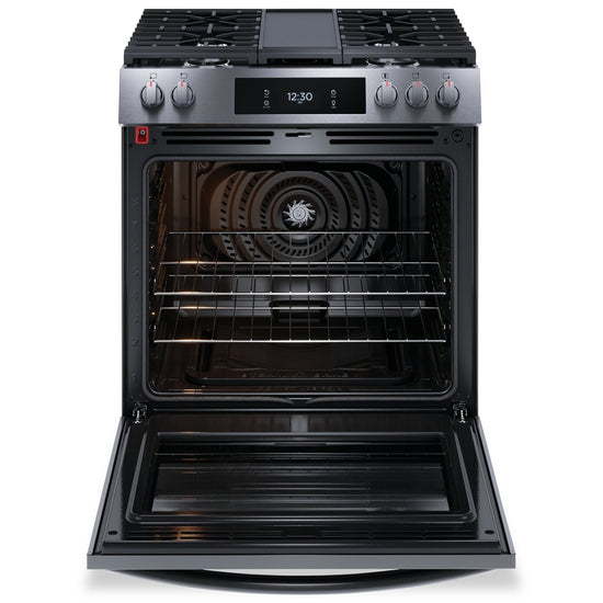 Frigidaire Gallery 30 Inch Front-Control Gas Range - GCFG3060BD