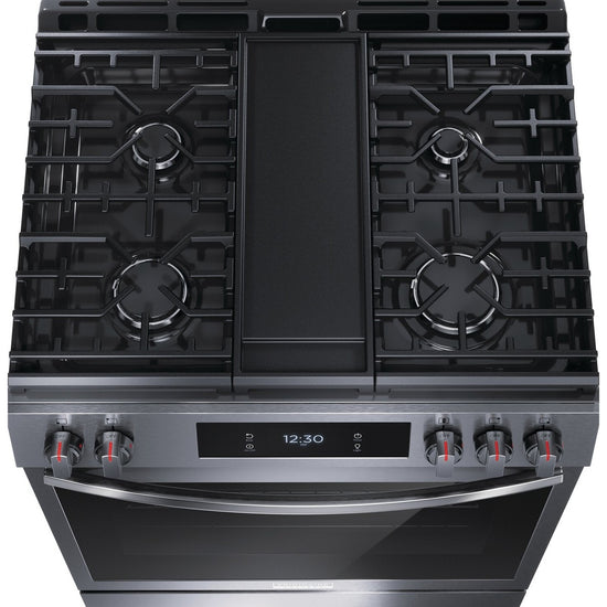 Frigidaire Gallery 30 Inch Front-Control Gas Range - GCFG3060BD