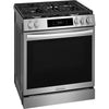 Frigidaire Gallery 30 Inch Gas Range with Stone-Baked Pizza, Stainless Steel - GCFG3070BF