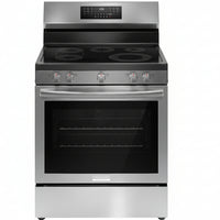Frigidaire Gallery 30 Inch Electric Range with 5 Burner Cooktop, Air Fry, Smudge-Proof Stainless Steel - GCRE306CBF
